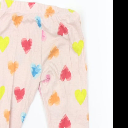 F&F Girls Pink    Pyjama Pants Size 2-3 Years