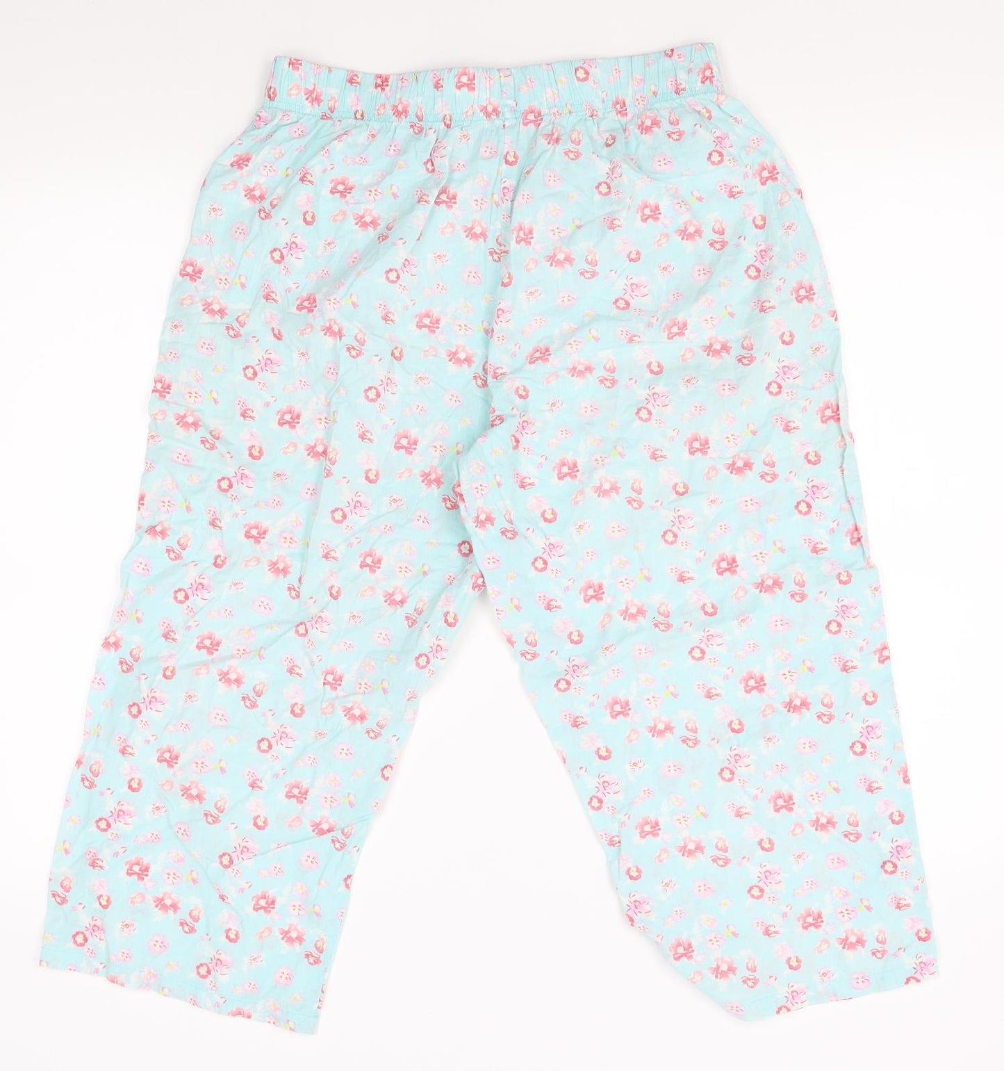 Matalan Womens Blue Floral   Pyjama Pants Size 12