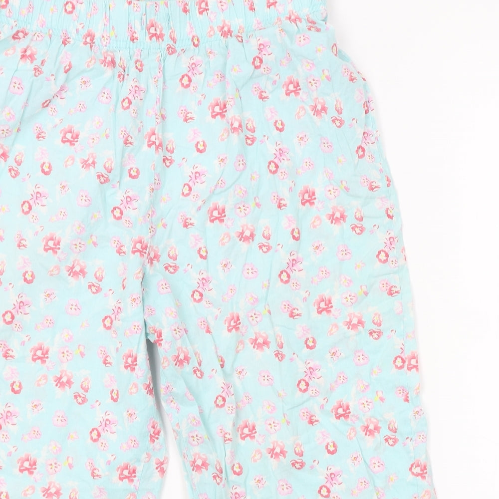 Matalan Womens Blue Floral   Pyjama Pants Size 12