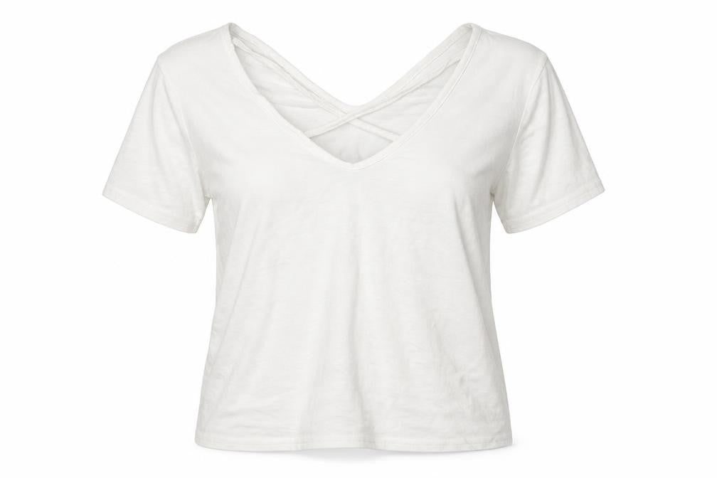 Missguided Womens White   Basic Blouse Size S  - strappy