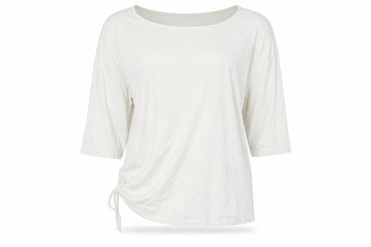 FunMum Womens White   Basic T-Shirt Size L