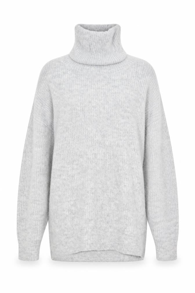 New Look Womens Grey  Knit Pullover Jumper Size M