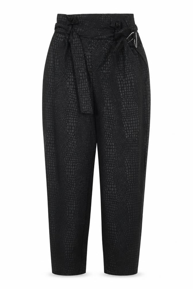 Stylewise Womens Black   Trousers  Size 8 L26 in