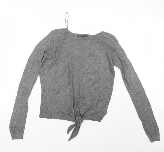 NEXT Womens Grey  Knit Pullover Jumper Size 10
