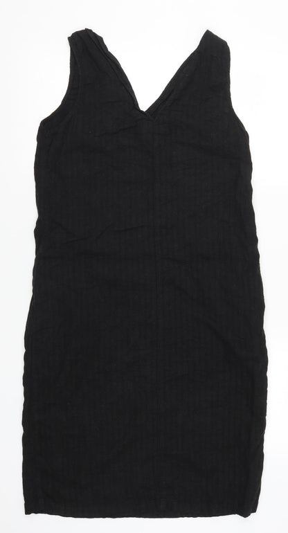 Preloved NEXT Womens Black   Pencil Dress  Size 8 - Back