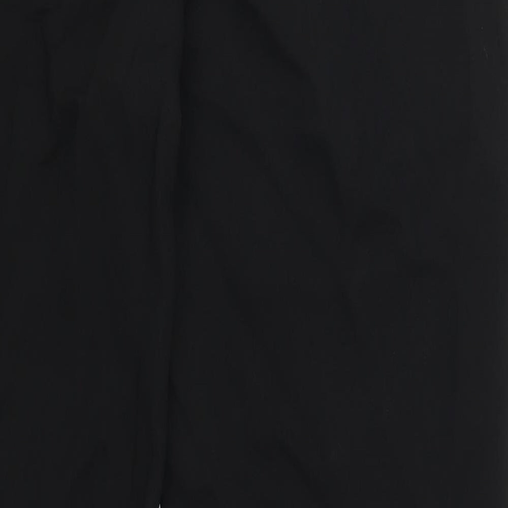 Preworn Womens Black   Trousers  Size 14 L30 in