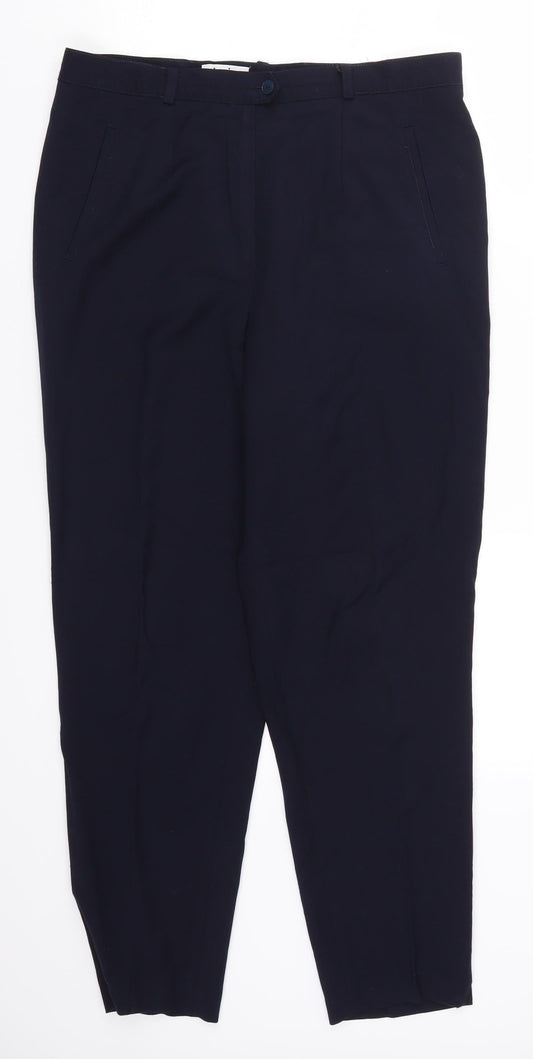 LUCIA Womens Blue   Trousers  Size 12 L28 in