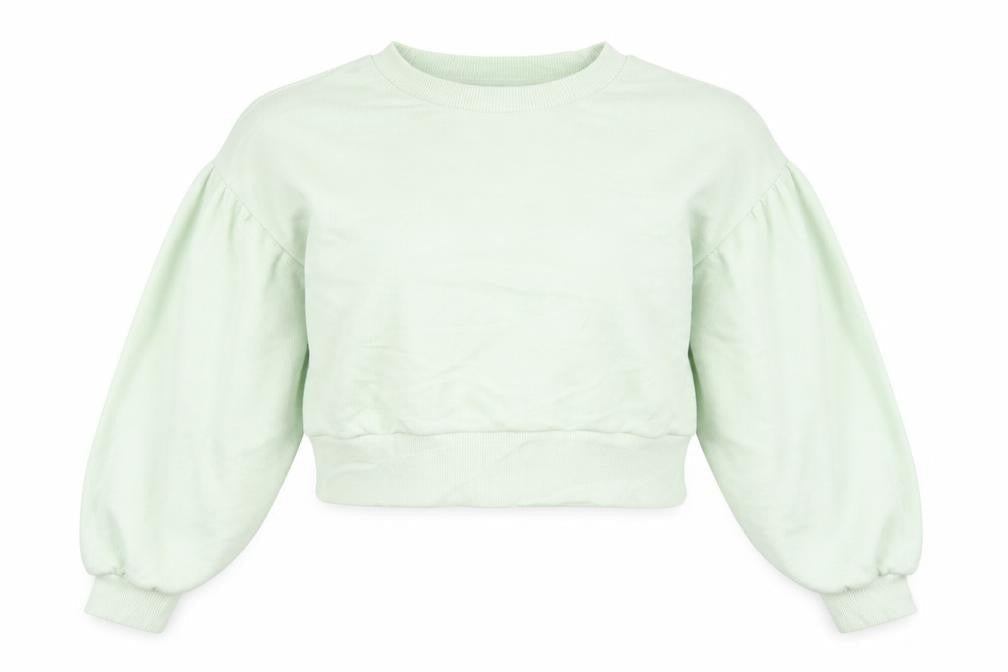 Bershka Womens Green   Pullover Sweatshirt Size S