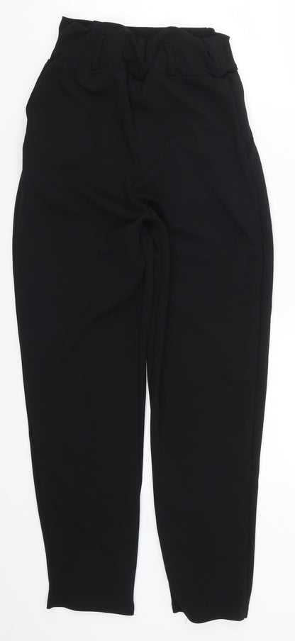 Rebellious Womens Black   Trousers  Size 6 L24 in
