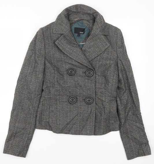 NEXT Womens Grey   Jacket Coat Size 8