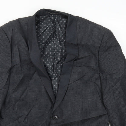 Next Mens Grey   Jacket Suit Jacket Size 38