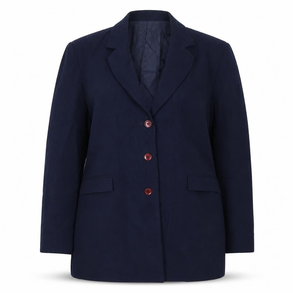 Perrie Womens Blue   Jacket Suit Jacket Size 16