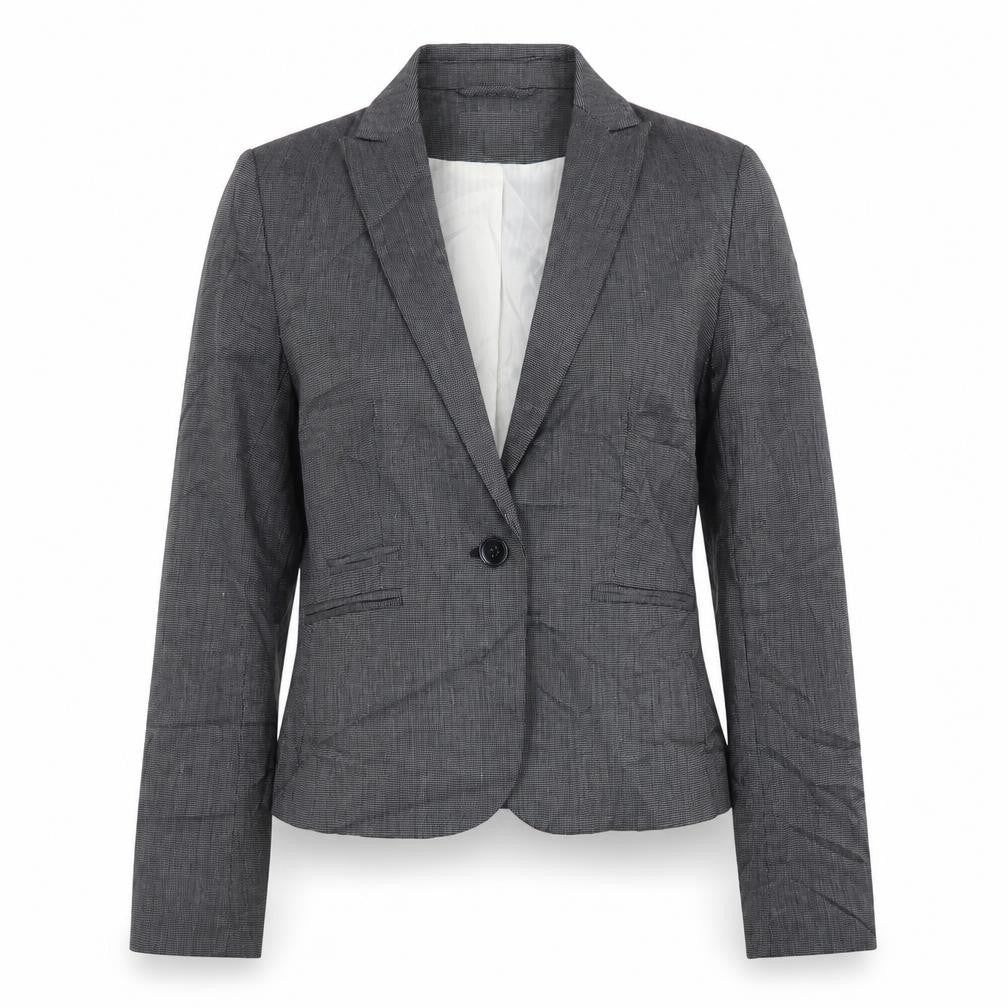 H&M Womens Grey   Jacket Suit Jacket Size 8