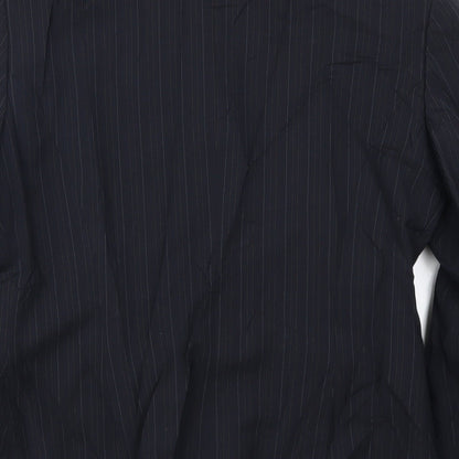 Wardrobes Womens Blue Striped  Jacket Suit Jacket Size 10