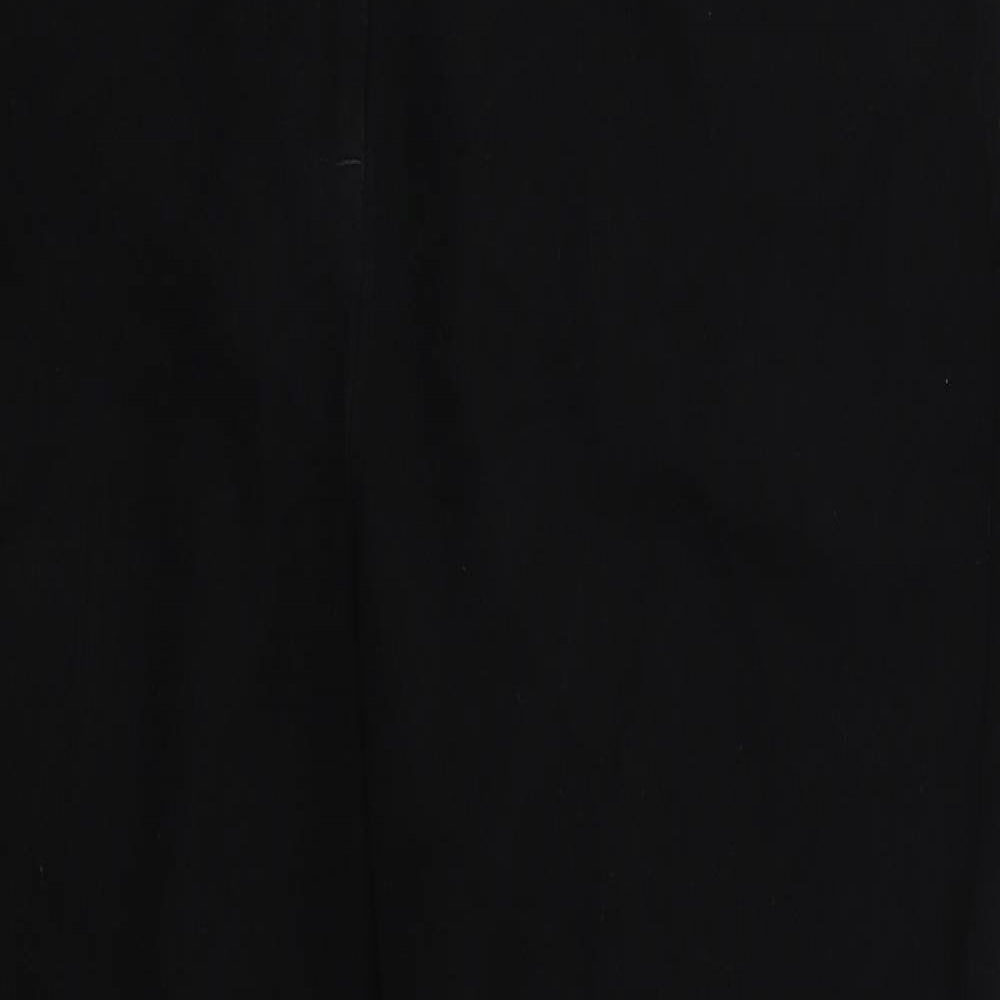 Papaya Womens Black   Trousers  Size 14 L26 in