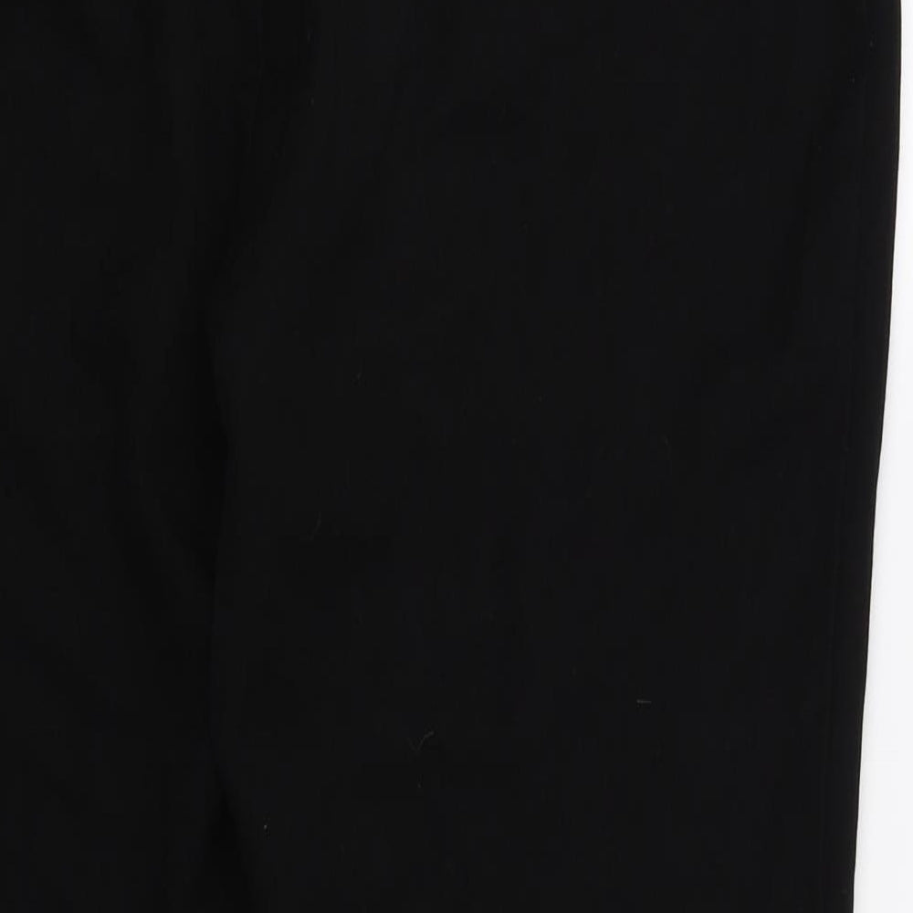 Papaya Womens Black   Trousers  Size 14 L26 in
