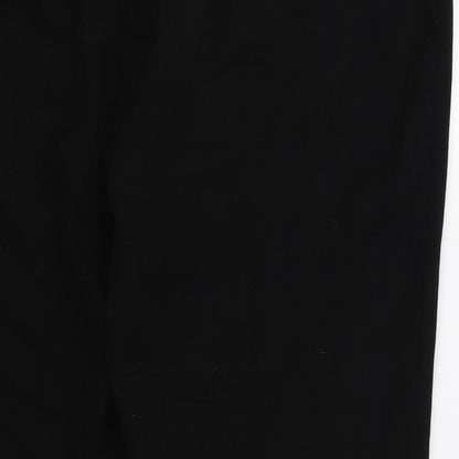 Brand and care label for Papaya women’s black trousers, size UK 14, 26-inch leg