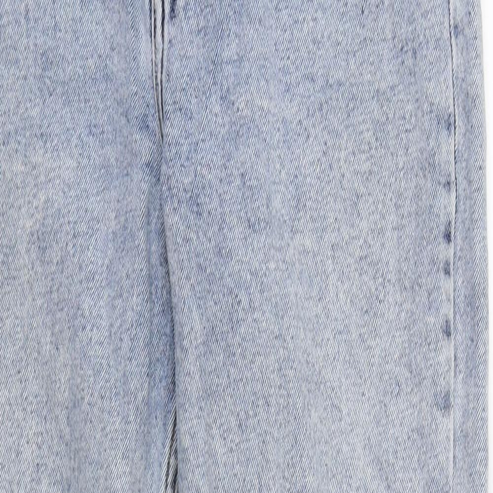 DenimCo Womens Blue  Denim Straight Jeans Size 8 L26.5 in