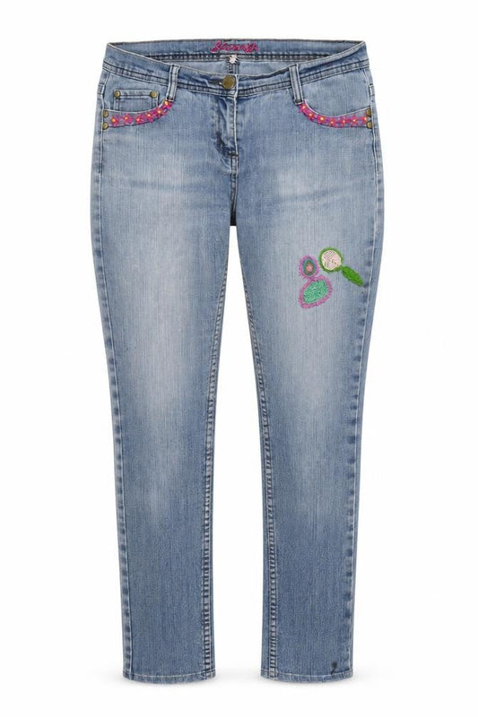 DenimCo Womens Blue  Denim Skinny Jeans Size 10 L27 in