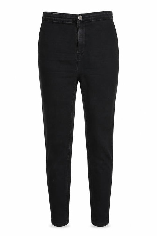 DenimCo Womens Black  Denim Skinny Jeans Size 10 L30 in