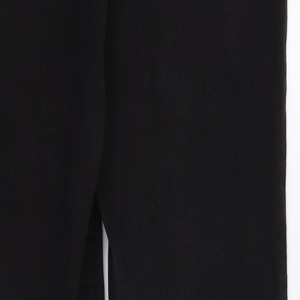 DenimCo Womens Black  Denim Skinny Jeans Size 10 L30 in