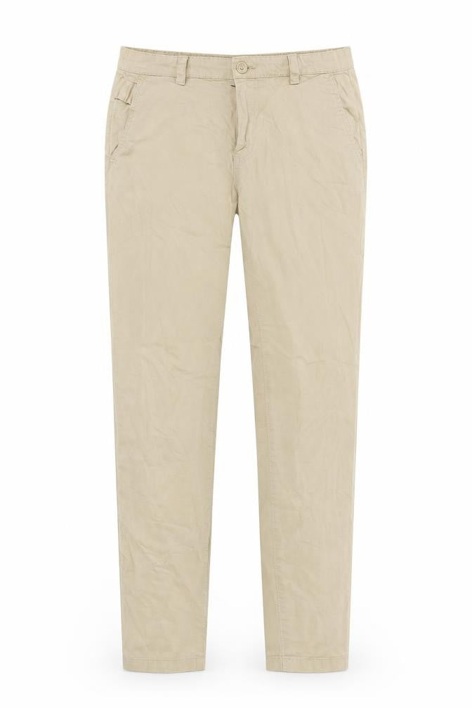 Pull&Bear Womens Beige   Chino Trousers Size 8 L28 in