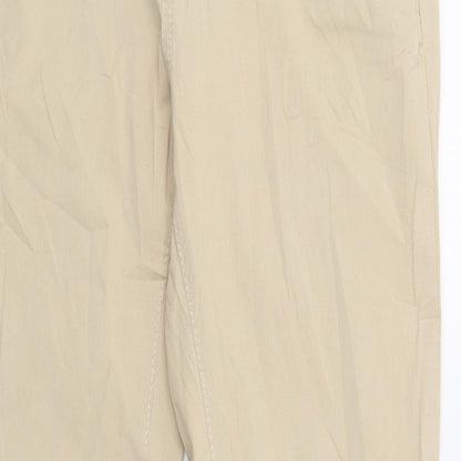 Pull&Bear Womens Beige   Chino Trousers Size 8 L28 in