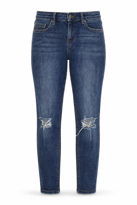 Dorothy Perkins Womens Blue  Denim Skinny Jeans Size 8 L24 in