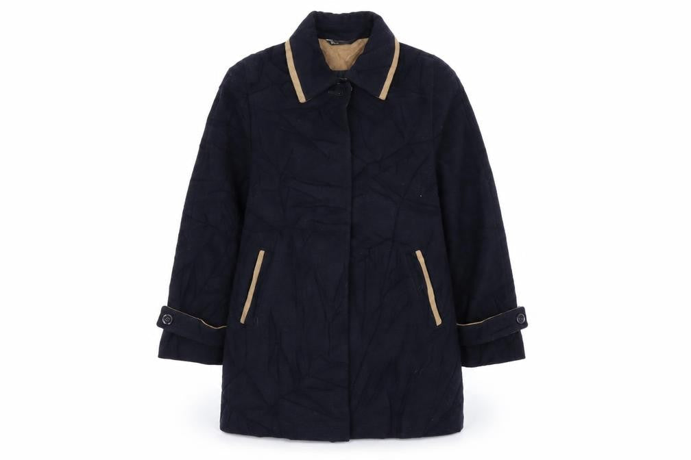 BHS Womens Blue   Overcoat Coat Size 16