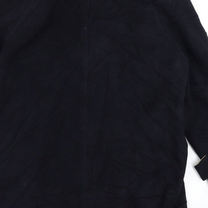 BHS Womens Blue   Overcoat Coat Size 16