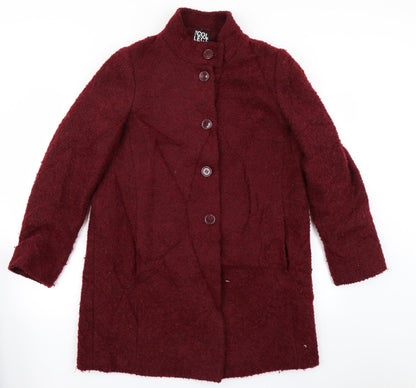 The Collection Womens Red   Overcoat Coat Size 14