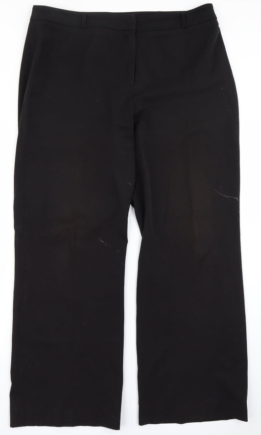 CMD Womens Black   Trousers  Size 36 in L27 in