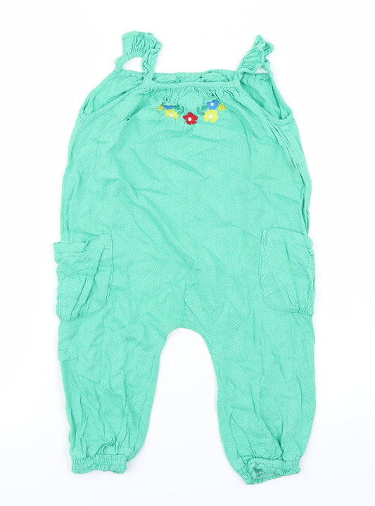 Matalan  Green   Dungaree One-Piece Size 12-18 Months