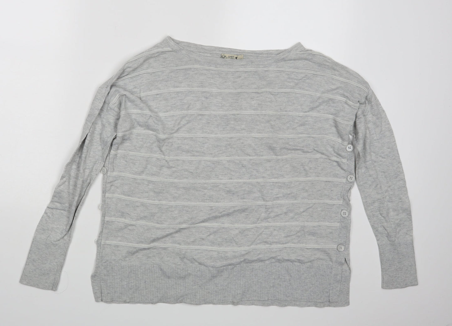 SPIRIT  Womens Grey   Pullover Sweatshirt Size 12