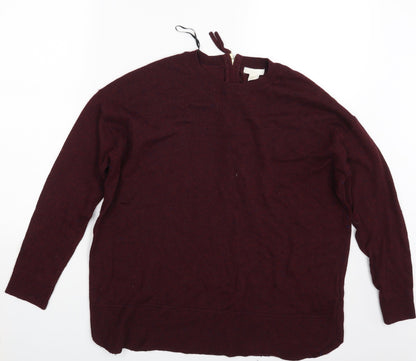 Preloved H&M Womens Purple   Pullover Sweatshirt Size M - Front