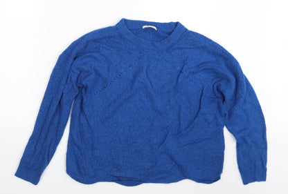 Tu Womens Blue   Pullover Jumper Size 14
