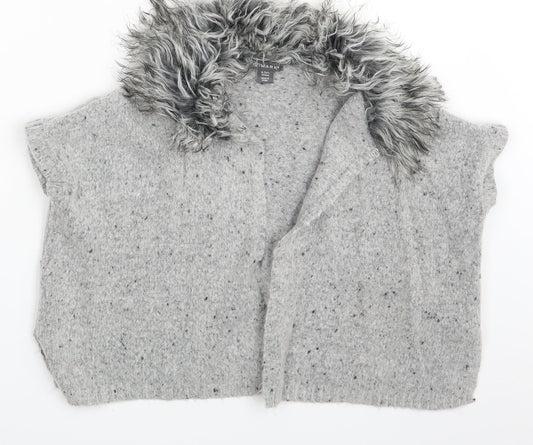 Primark Girls Grey   Cardigan Jumper Size 6-7 Years