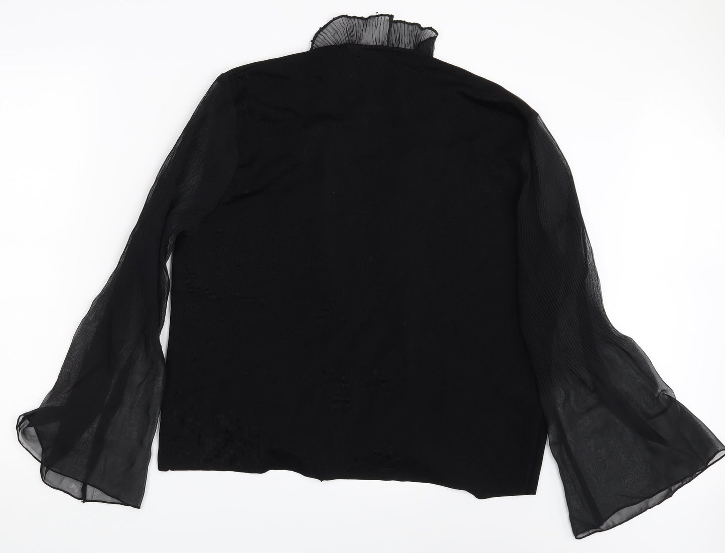 Viz-A-Viz Womens Black   Cardigan Jumper Size L