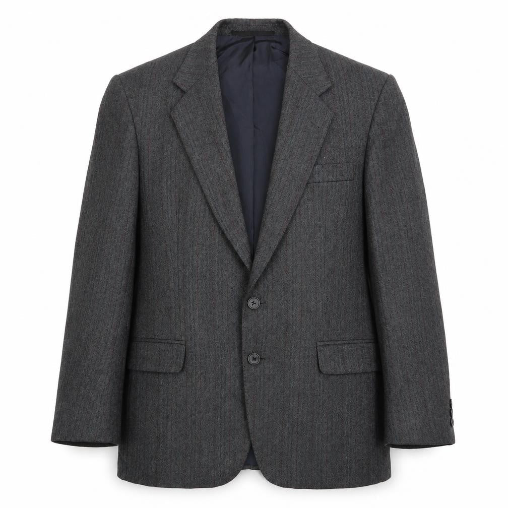 Westbury Mens Grey Check  Jacket Suit Jacket Size S