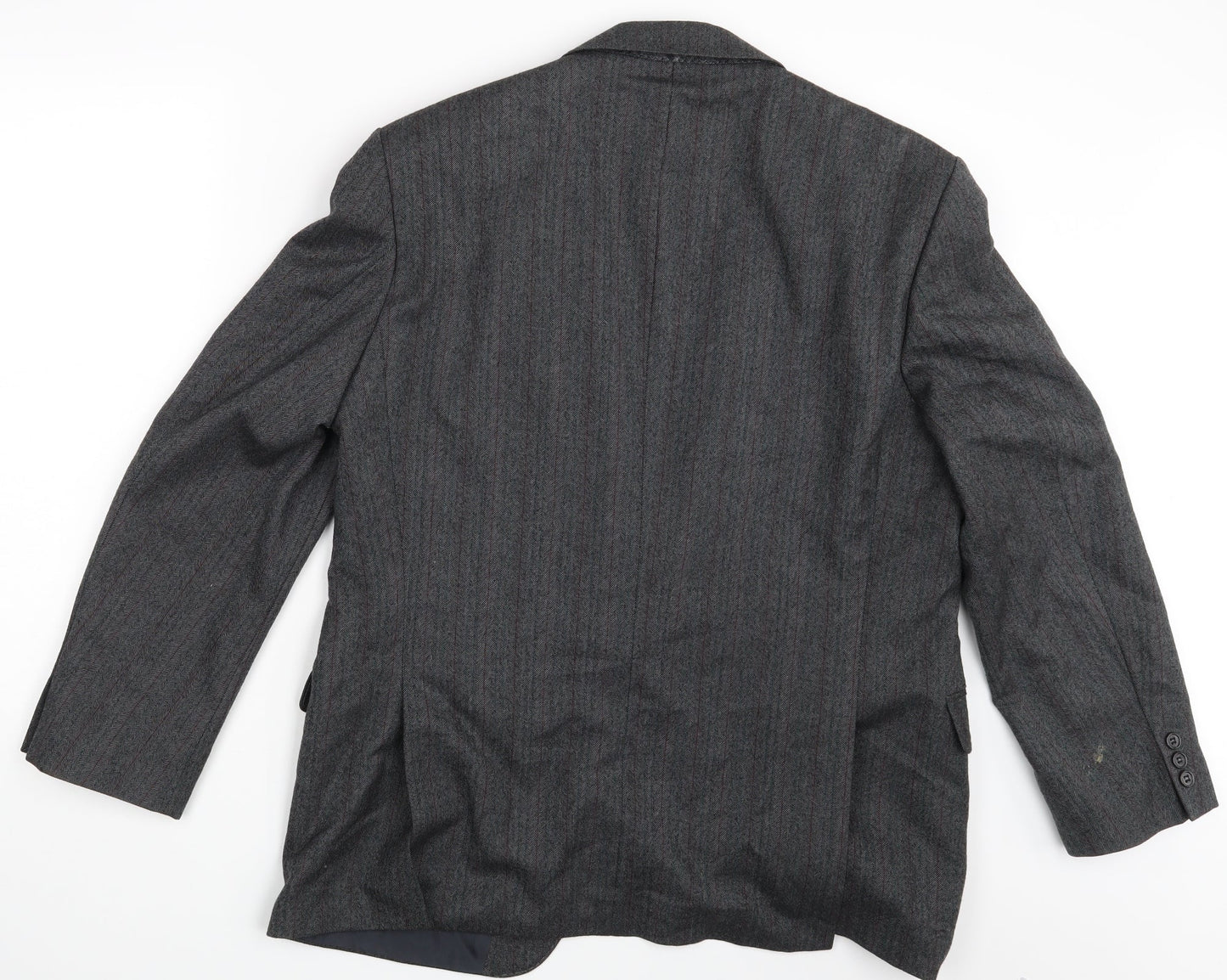 Westbury Mens Grey Check  Jacket Suit Jacket Size S