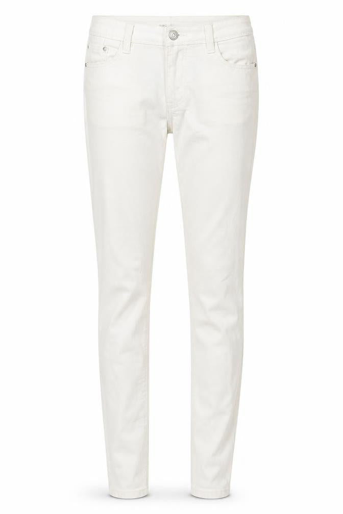 Denim & Co. Womens White  Denim Skinny Jeans Size 6 L30 in