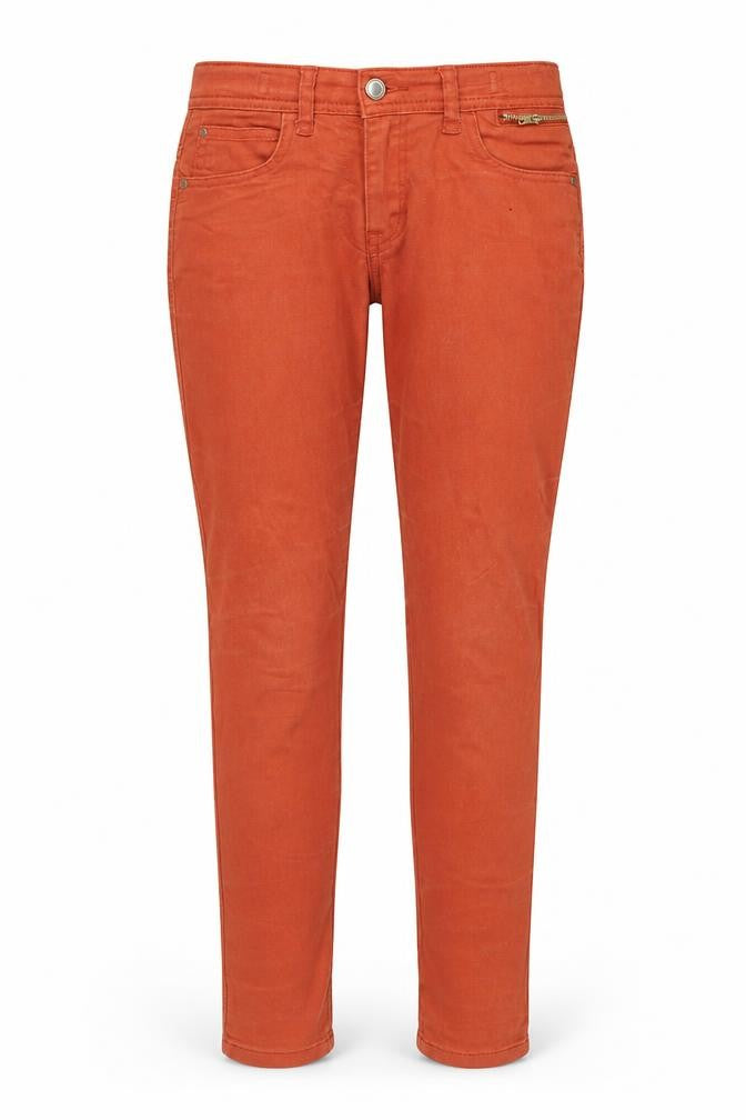 Candy Couture Girls Orange  Denim Skinny Jeans Size 13 Years