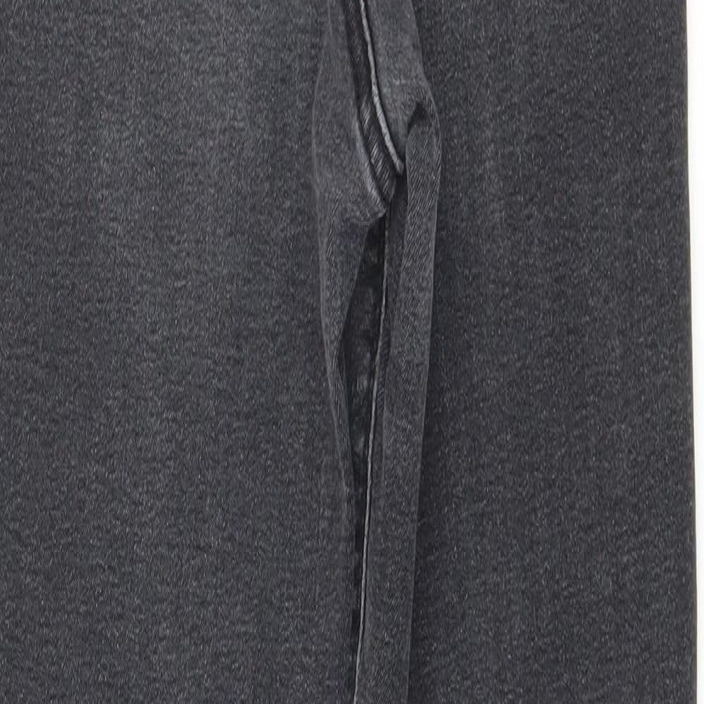 Denim & Co. Womens Grey  Denim Skinny Jeans Size 10 L27 in