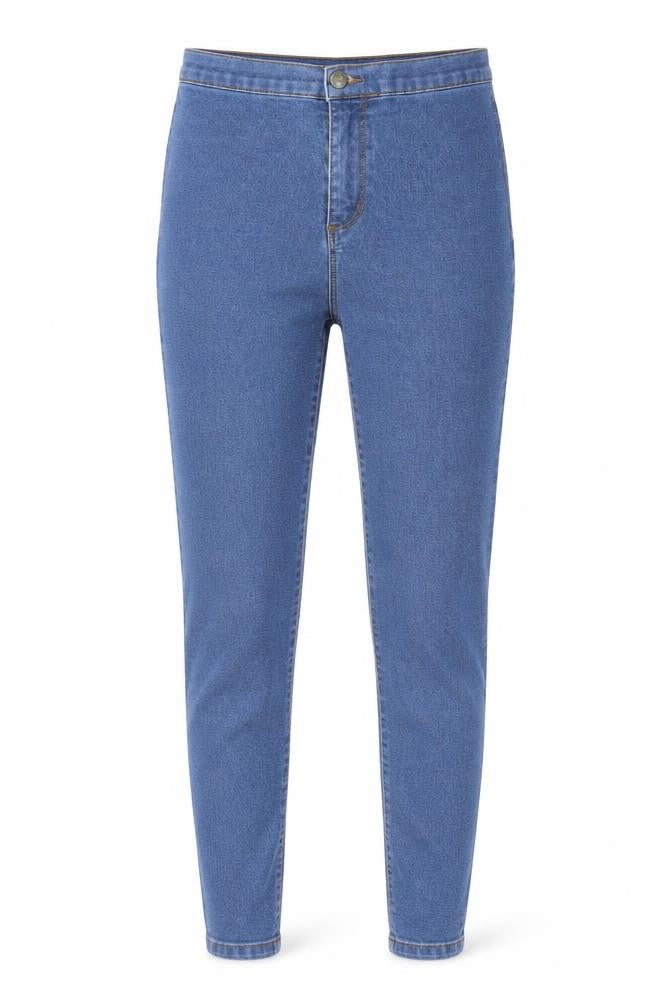 Denim & Co. Womens Blue  Denim Skinny Jeans Size 8 L29 in