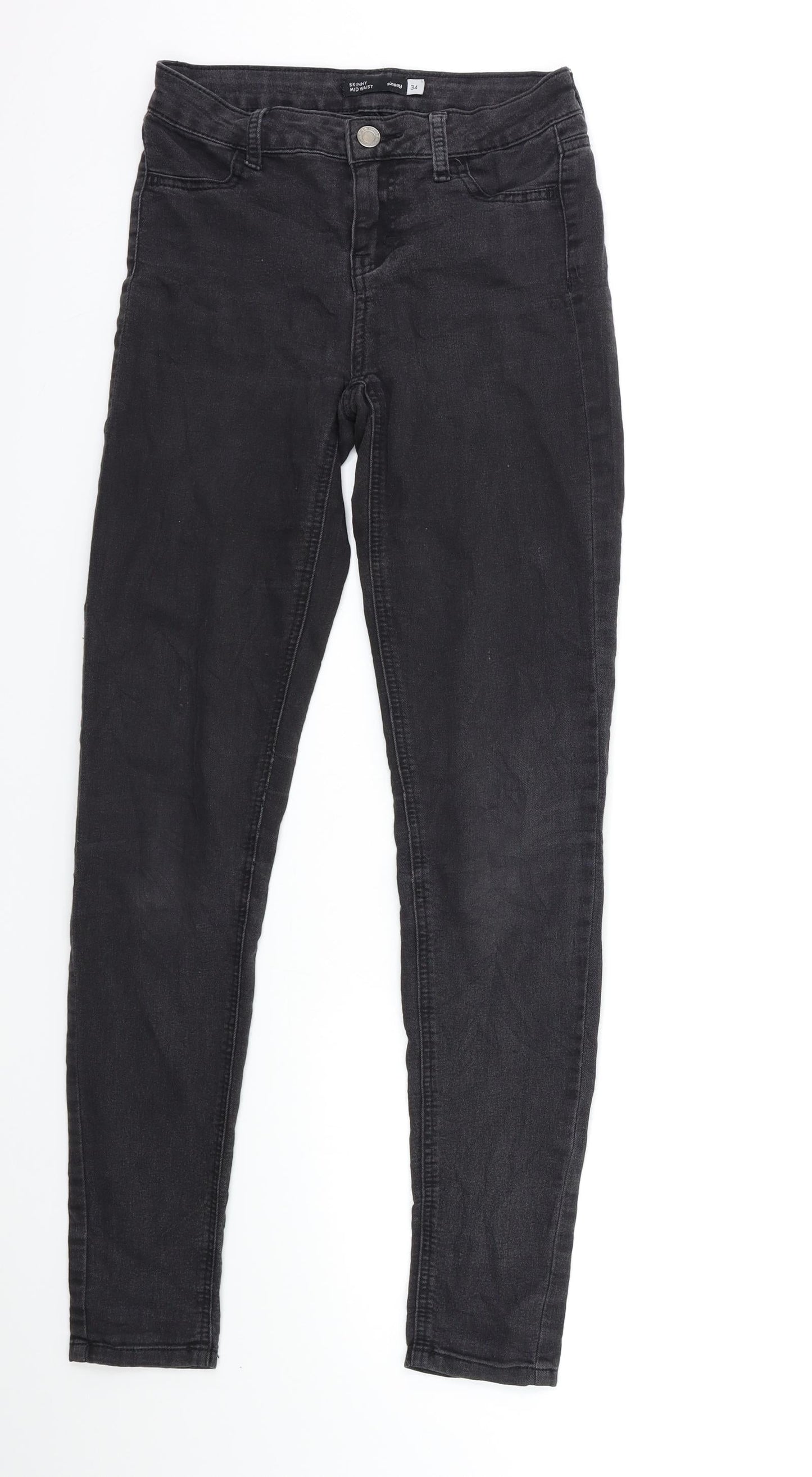Sinsay Womens Black  Denim Skinny Jeans Size 23 in L29 in