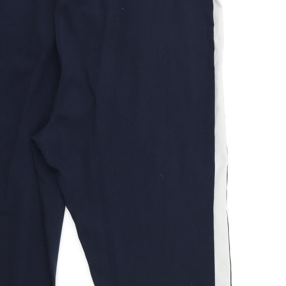 CAPSULE Womens Blue Striped  Trousers  Size 20 L28 in