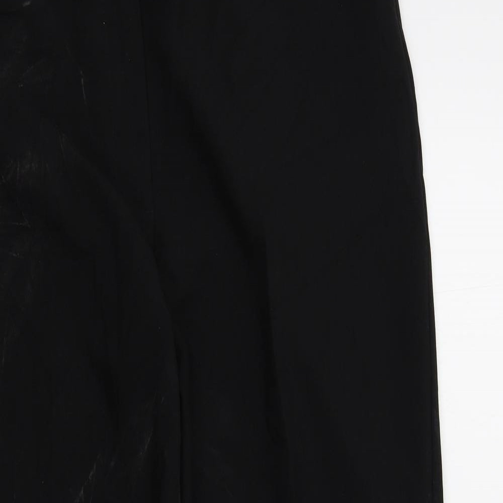 M&S Womens Black   Trousers  Size 14 L26 in