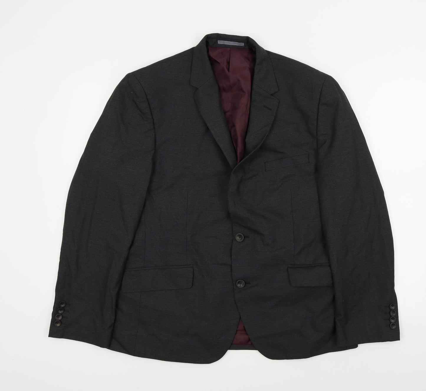 M&S Mens Grey   Jacket Suit Jacket Size 42