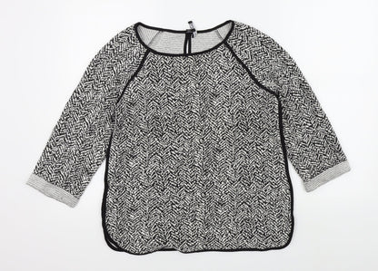 Next Womens Black   Pullover Jumper Size 12