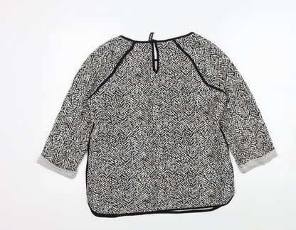 Next Womens Black   Pullover Jumper Size 12
